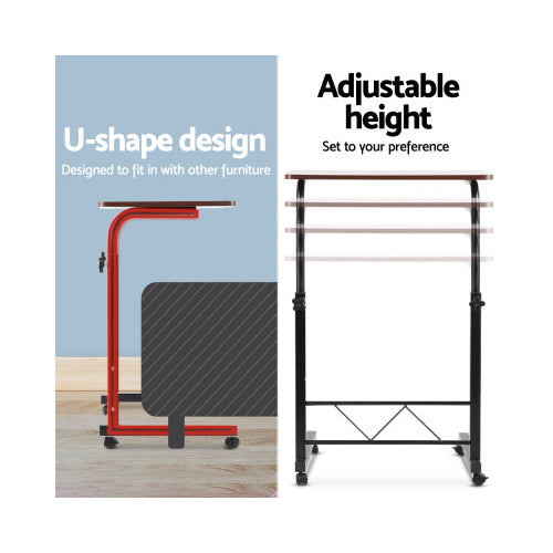 Mobile Twin Laptop Study Desk