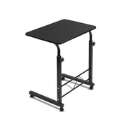 Mobile Twin Laptop Study Desk Black