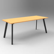 Rapidline Eternity Meeting and Boardroom Tables Beech Wood Black Satin