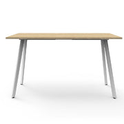 Rapidline Eternity High Bar Table Natural Oak White