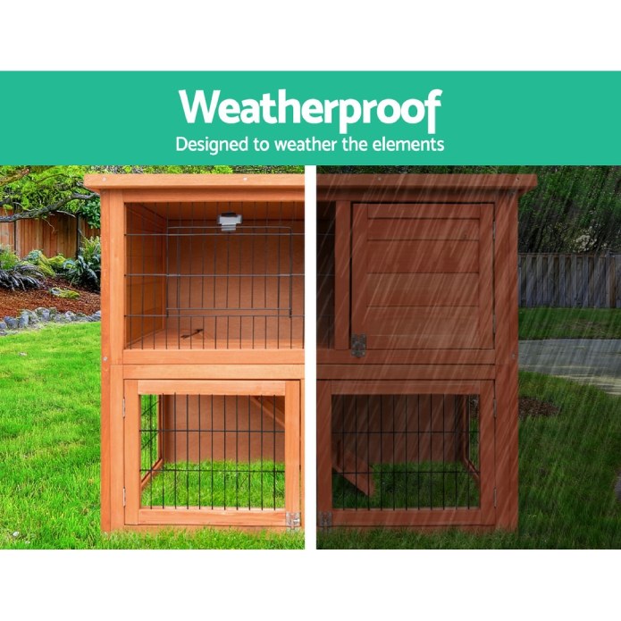 weatherproof rabbit coop