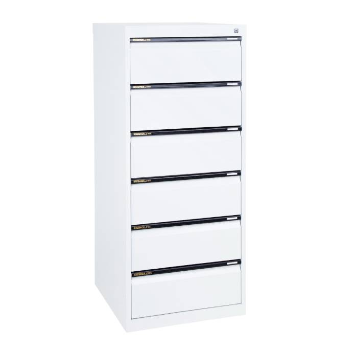 Statewide Legal Filing Cabinets 6 Drawer - 1020H x 467W x 610D White