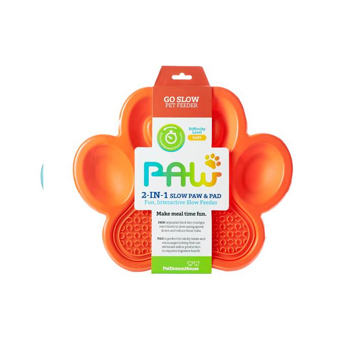 PAW 2-in-1 Slow Feeder Bowl & Lick Pad Combo
