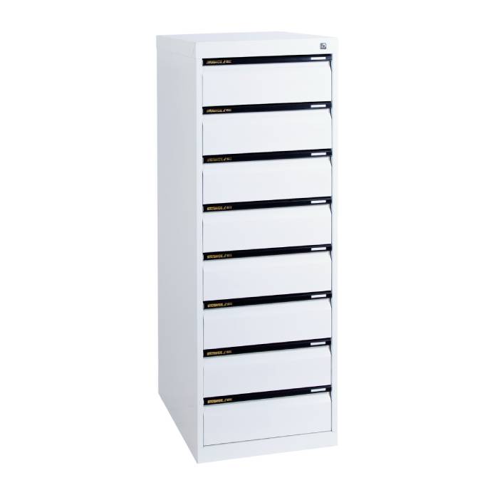 Statewide Legal Filing Cabinets 8 Drawer - 1325H x 467W x 610D White