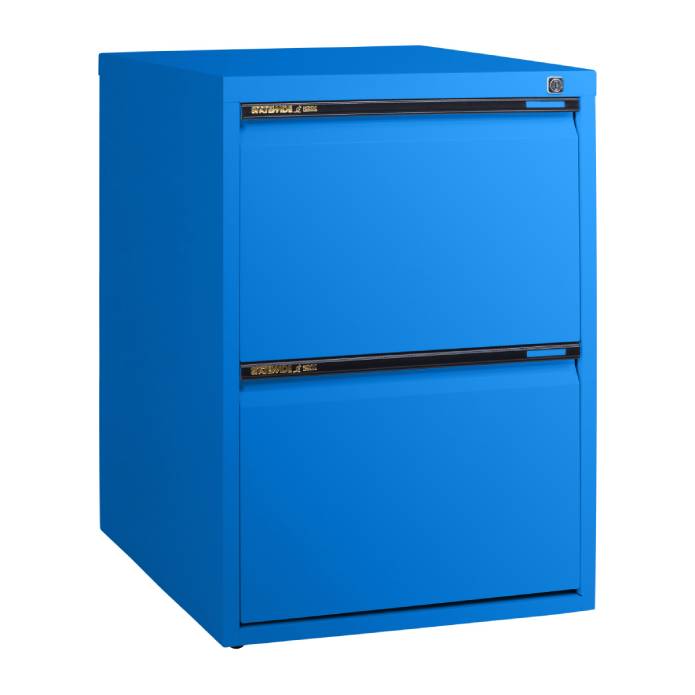 Statewide Mobile Pedestals 2 File Drawer - 675h x 467w x 610d Blaze Blue
