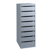 Statewide Legal Filing Cabinets 8 Drawer - 1325H x 467W x 610D Precious Silver