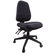 Rapidline Endeavour Pro High Back heavy-duty operator chair No Arms