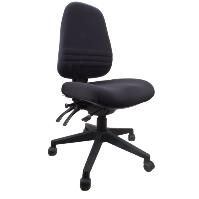 Rapidline Endeavour Pro High Back heavy-duty operator chair No Arms