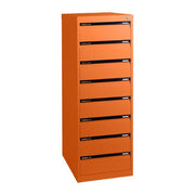 Statewide Legal Filing Cabinets 8 Drawer - 1325H x 467W x 610D Orange