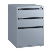 Statewide Mobile Pedestals 2 Personal 1 File Drawer - 675h x 467w x 610d Precious Silver
