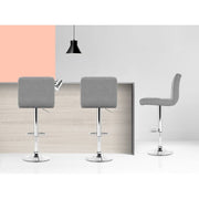 Artiss Set of 4 Leather Bar Stools Noel Kitchen Chairs Swivel Bar Stool Gas Lift