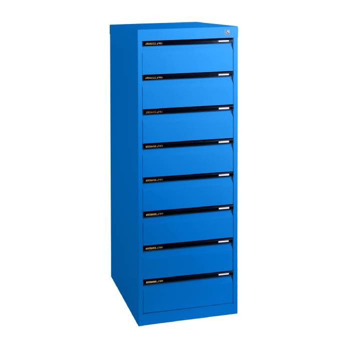 Statewide Legal Filing Cabinets 8 Drawer - 1325H x 467W x 610D Blaze Blue