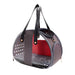 The Bubble Hotel Semi-Transparent Pet Carrier - Red by Ibiyaya     