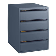 Statewide Mobile Pedestals 4 Personal Drawers - 675h x 467w x 610d Charcoal