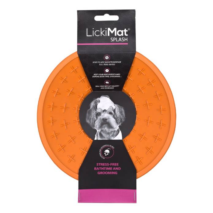 LickiMat Splash Wall & Floor Suction Slow Feeder Dog Bowl