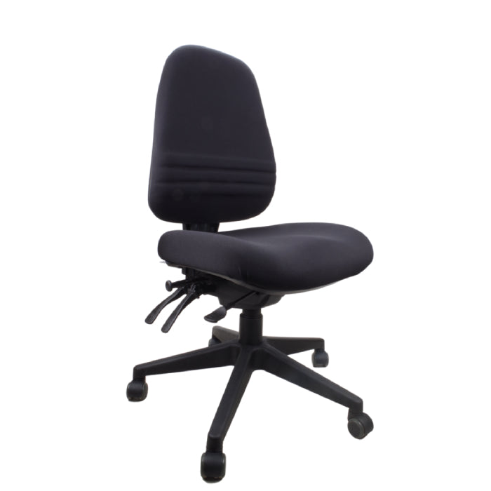 Rapidline Endeavour Pro High Back Ergonomic Operator Chair Black