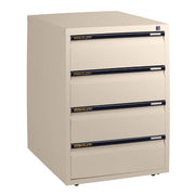 Statewide Mobile Pedestals 4 Personal Drawers - 675h x 467w x 610d Wild Oats