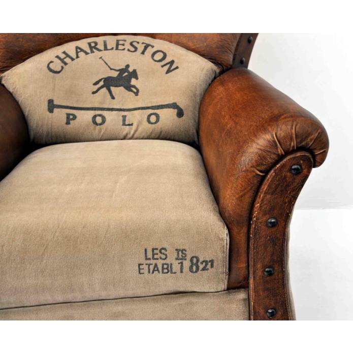Charleston Polo Vintage Arm Chair