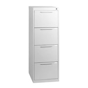 Statewide Traditional Vertical Filing Cabinet 4 Drawer Filing Cabinet - 1325h x 467w x 455d White Birch