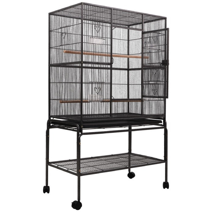 open parrot cage