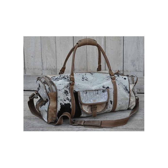 Cowhide Overnight Bag