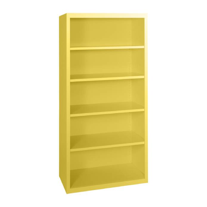 Statewide 300 mm Deep Multiple Height Bookshelf Lemon Yellow