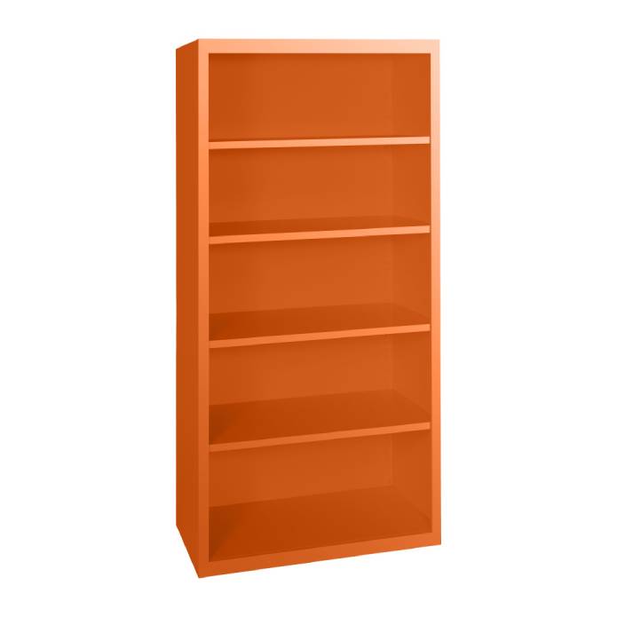 Statewide 300 mm Deep Multiple Height Bookshelf Orange