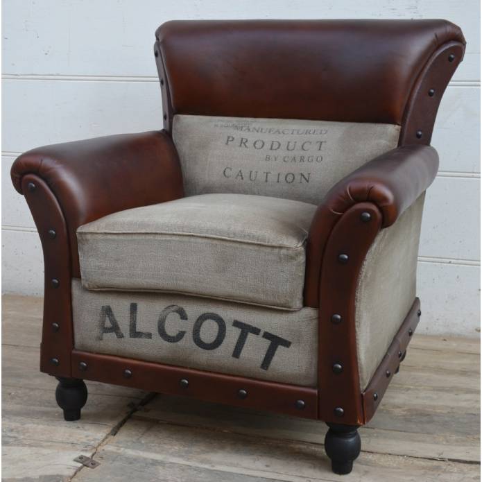 Alcott Large Vintage Arm Chair