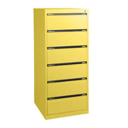 Statewide Legal Filing Cabinets 6 Drawer - 1020H x 467W x 610D Lemon Yellow