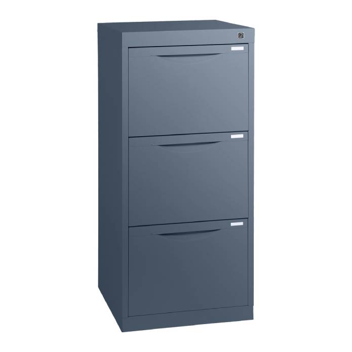 Statewide Traditional Vertical Filing Cabinet 3 Drawer Filing Cabinet - 1019h x 467w x 455d Charcoal