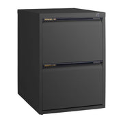 Statewide Mobile Pedestals 2 File Drawer - 675h x 467w x 610d Black Ripple