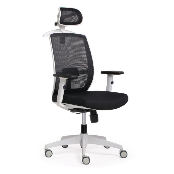 Rapidline Luminous Executive Mesh Chair Head Rest and Hanger