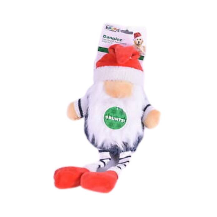 Outward Hound Danglez Christmas Gnome Dog Toy