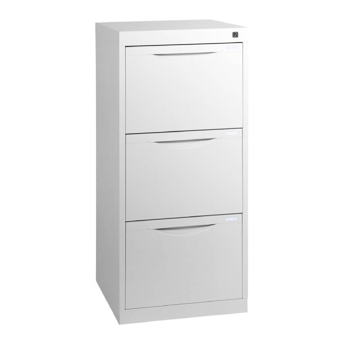 Statewide Traditional Vertical Filing Cabinet 3 Drawer Filing Cabinet - 1019h x 467w x 455d White Birch