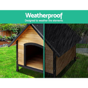 Dog Kennel Kennels Outdoor Wooden Pet House Puppy Extra Large XL Outside