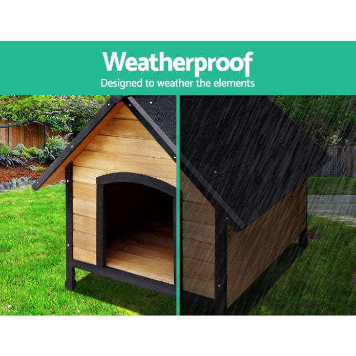 Dog Kennel Kennels Outdoor Wooden Pet House Puppy Extra Large XL Outside