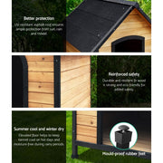 Dog Kennel Kennels Outdoor Wooden Pet House Puppy Extra Large XL Outside