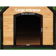 Dog Kennel Kennels Outdoor Wooden Pet House Puppy Extra Large XL Outside