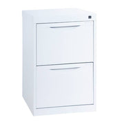Statewide Traditional Vertical Filing Cabinet 2 Drawer Filing Cabinet - 715h x 467w x 455d White