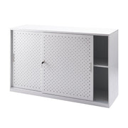 Rapidline Perforated Sliding Door Cupboard White China