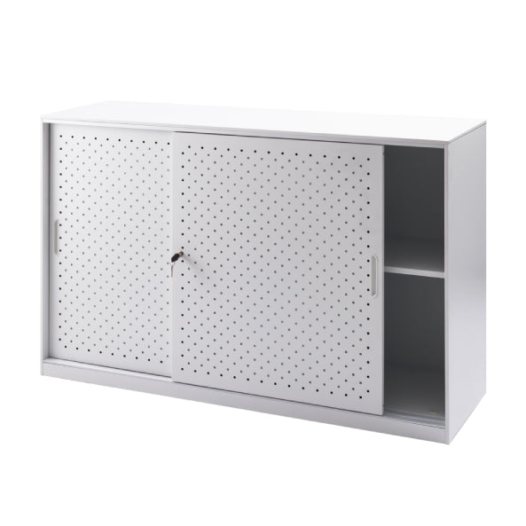 Rapidline Perforated Sliding Door Cupboard White China