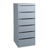 Statewide Legal Filing Cabinets 6 Drawer - 1020H x 467W x 610D Precious Silver