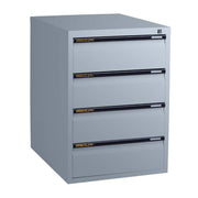 Statewide Legal Filing Cabinets 4 Drawer - 715H x 467W x 610D Precious Silver