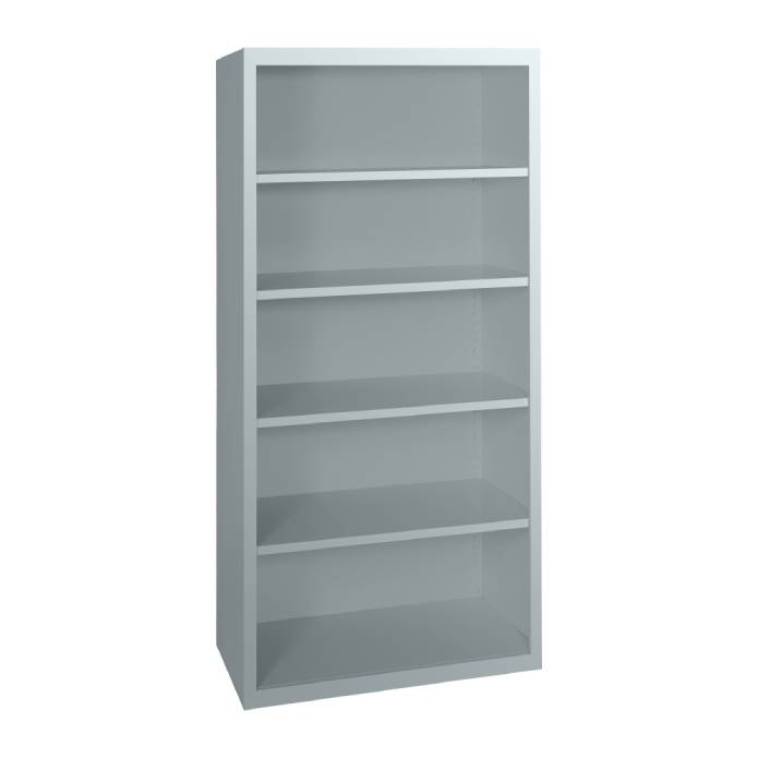 Statewide 435 mm Deep Multiple Height Bookshelf Light Grey