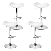 Artiss Set of 4 Swivel Bar Stools White