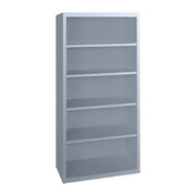 Statewide 435 mm Deep Multiple Height Bookshelf Precious Silver
