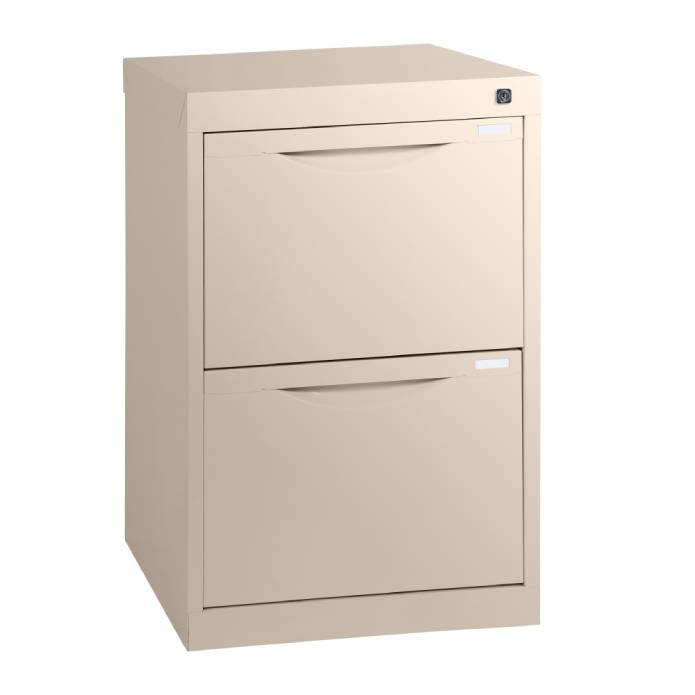 Statewide Traditional Vertical Filing Cabinet 2 Drawer Filing Cabinet - 715h x 467w x 455d Wild Oats