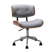 Artiss Wooden Office Visitor Chair Grey
