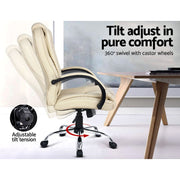 Artiss Office Chair Gaming Computer Chairs Executive PU Leather Seating