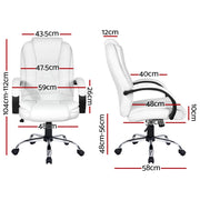 Artiss Office Chair Gaming Computer Chairs Executive PU Leather Seating